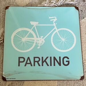 Bicycle Parking Tin Sign